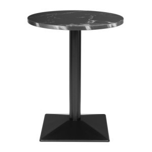 Ümmargune laud Must kivi efekt - ⌀ 60 cm - Bolero