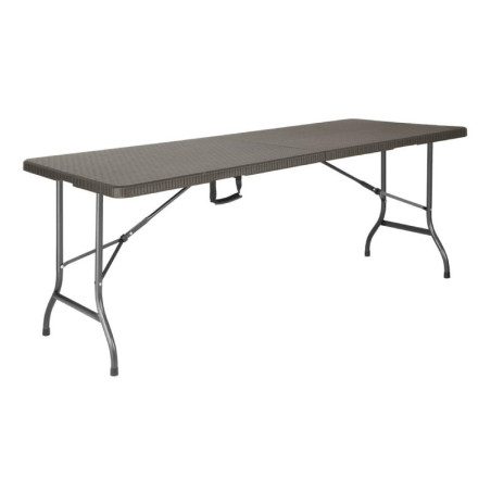 Pruun Rotangist Ristkülikukujuline Kokkupandav Laud - L 1829 x P 728 mm - Bolero