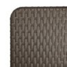 Pruun Rotangist Ristkülikukujuline Kokkupandav Laud - L 1829 x P 728 mm - Bolero