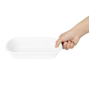 Ovaalne bagassialus - 850 ml - Komplekt 100 - Fiesta