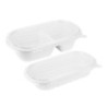Ovaalne bagassialus - 850 ml - Komplekt 100 - Fiesta