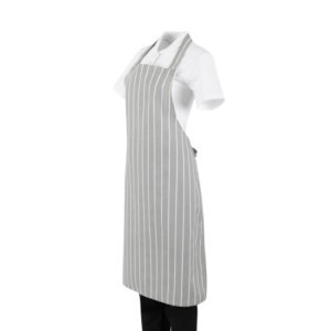 Hall ja valge triibuline põll - Whites Chefs Clothing