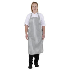 Hall ja valge triibuline põll - Whites Chefs Clothing