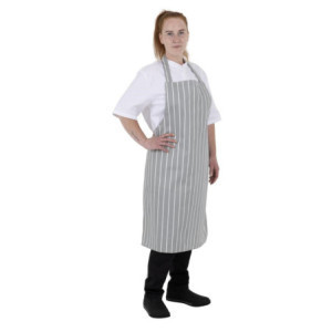 Hall ja valge triibuline põll - Whites Chefs Clothing