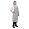 Hall ja valge triibuline põll - Whites Chefs Clothing