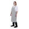 Hall ja valge triibuline põll - Whites Chefs Clothing