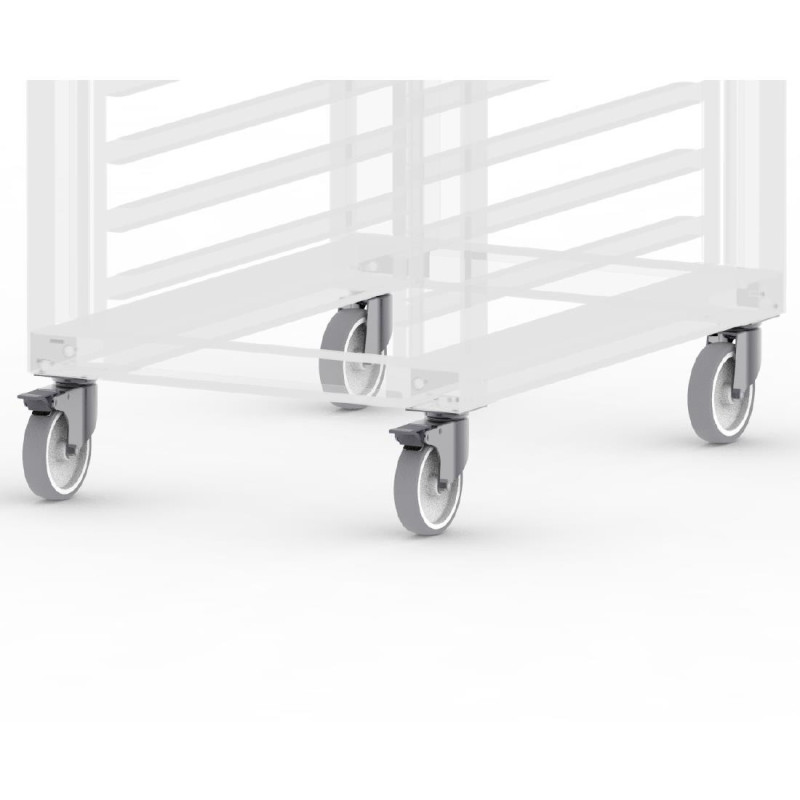 Kit de Roulettes pour Support de four Combiné - Buffalo Kit de Roulettes pour Support de four Combiné - Buffalo