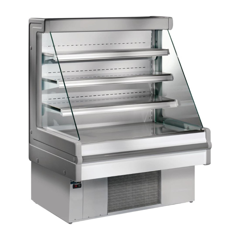 Gray Self-Service Refrigerated Display Case - 1000 mm - Zoin Gray Self-Service Refrigerated Display Case - 1000 mm - Zoin