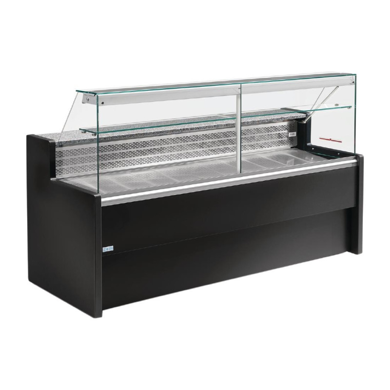 Tibet Black Refrigerated Service Counter - 1000 mm - Zoin Tibet Black Refrigerated Service Counter - 1000 mm - Zoin