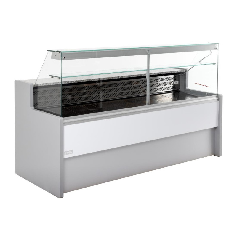 Tibet Gray Refrigerated Service Counter - 2000 mm - Zoin Tibet Gray Refrigerated Service Counter - 2000 mm - Zoin