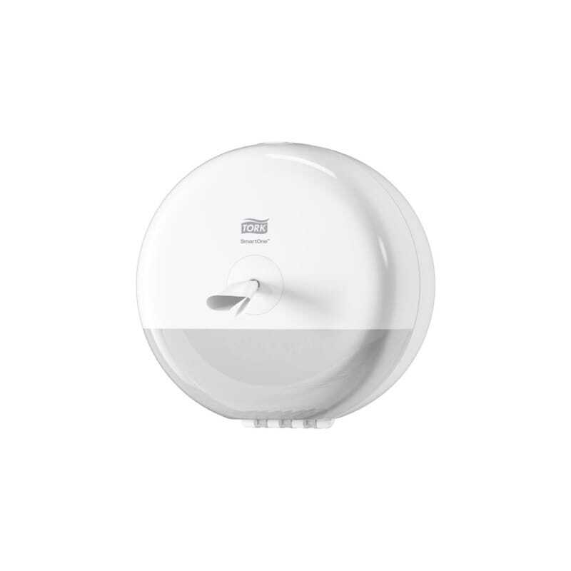 Tork SmartOne® valge väike tualettpaberi jagaja - tõhus lehe-lehelt jaotamine professionaalsetele sanitaarruumidele Tork SmartOne® valge väike tualettpaberi jagaja - tõhus lehe-lehelt jaotamine professionaalsetele sanitaarruumidele