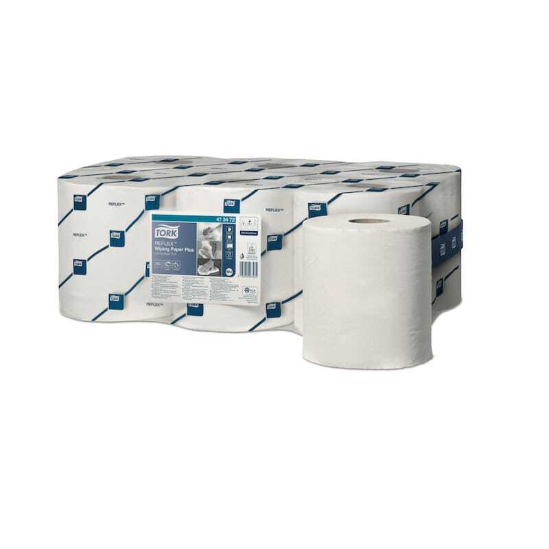 Tork Reflex™ Plus Wiping Paper - Pack of 6: Resistant & Versatile Tork Reflex™ Plus Wiping Paper - Pack of 6: Resistant & Versatile