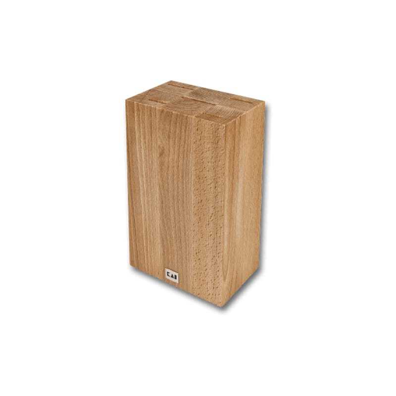 Block of 5 knives Beech KAI. Block of 5 knives Beech KAI.