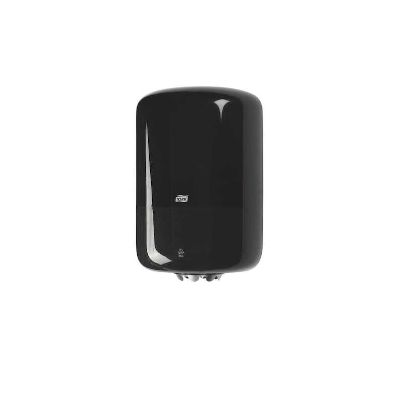 Distributeur noir Tork pour bobine dévidage central Elevation : Hygiène professionnelle optimale Distributeur noir Tork pour bobine dévidage central Elevation : Hygiène professionnelle optimale