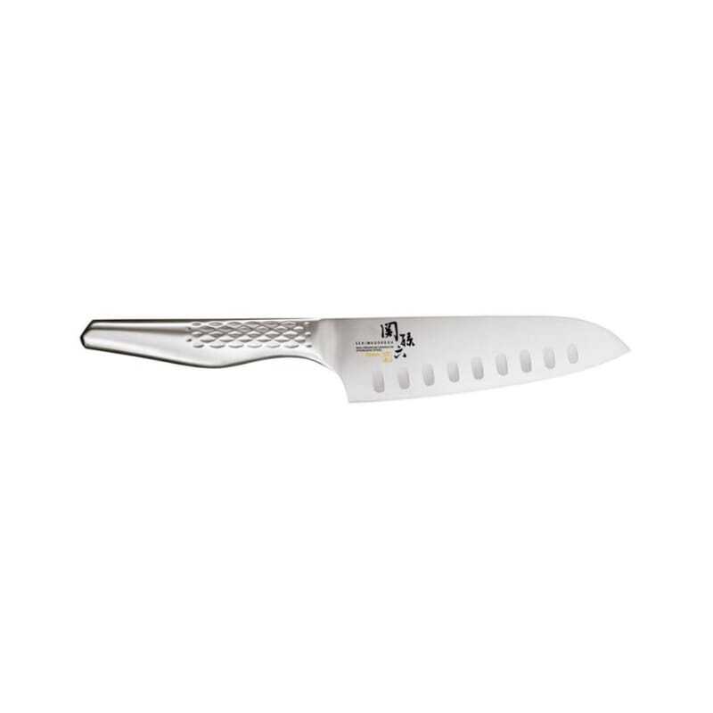 Nugade Santoku Alvéolé Seki Magoroku Shoso 16,5 cm - Täpne ja vastupidav lõikamine Nugade Santoku Alvéolé Seki Magoroku Shoso 16,5 cm - Täpne ja vastupidav lõikamine