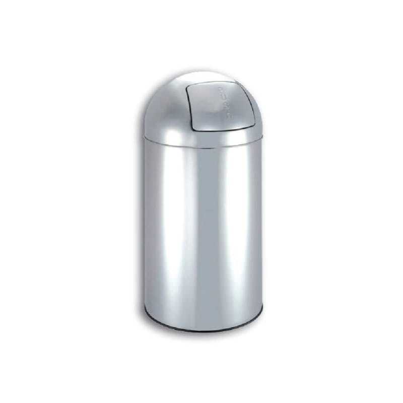 Stainless Steel Push Trash Can 30 L Stainless Steel Push Trash Can 30 L