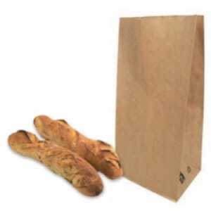 Pruunid SOS-kotid Kraft-paberist - 22 x 14 x 38 cm - 500 tk komplektis