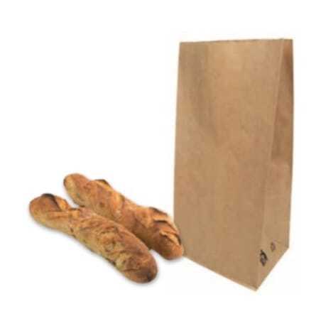Pruunid SOS-kotid Kraft-paberist - 22 x 14 x 38 cm - 500 tk komplektis