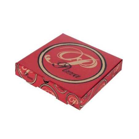 Punane pizzakarp - 50 x 50 cm - keskkonnasõbralik - komplekt 50