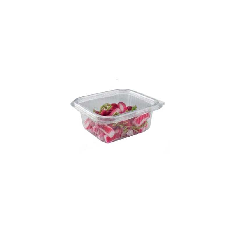 50 tk komplekt - 50 cl kaanega ristkülikukujuline karbike