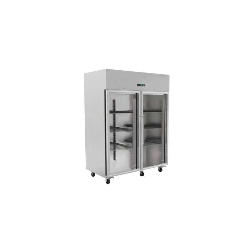 Armoire Réfrigérée Positive 2 Portes Vitrées GN2/1 - 1400 L Armoire Réfrigérée Positive 2 Portes Vitrées GN2/1 - 1400 L