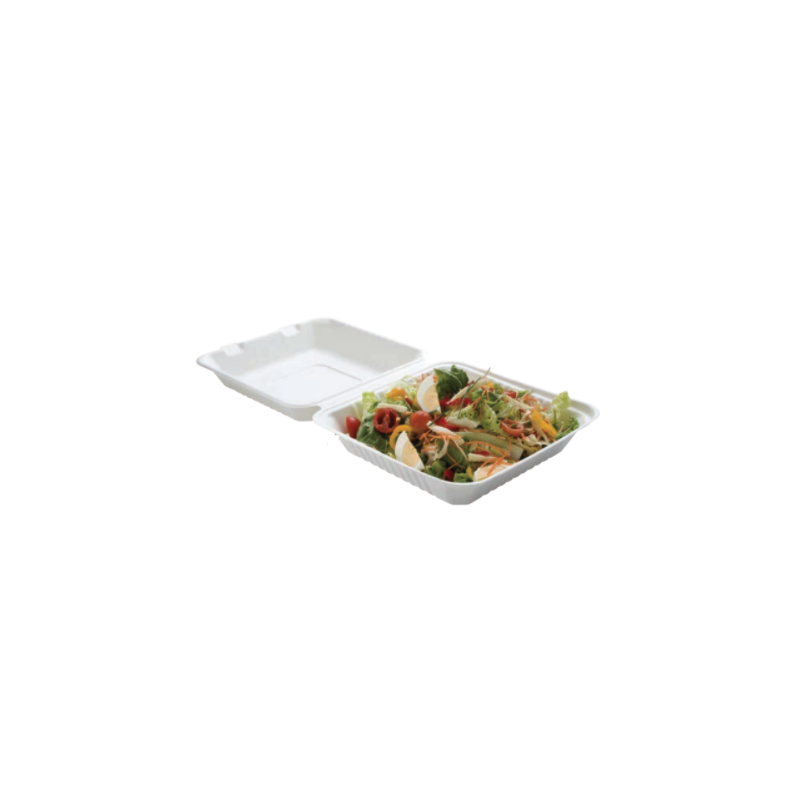 Lunch Box Bagasse 1 Compartment - Pack of 50 Lunch Box Bagasse 1 Compartment - Pack of 50