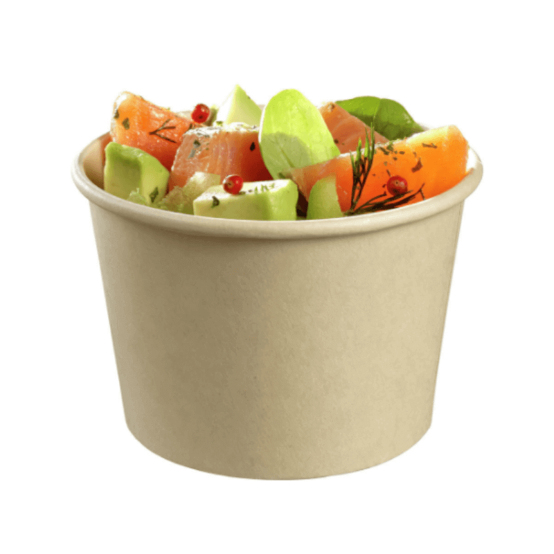 Bamboo Fiber Pot Ø 100 mm - 350 ml - Eco-friendly - Pack of 50 Bamboo Fiber Pot Ø 100 mm - 350 ml - Eco-friendly - Pack of 50