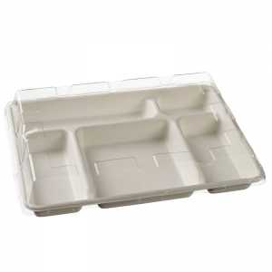 5 sektsiooniga pulbist plateau - 320 x 230 mm - 25 tk komplekt
