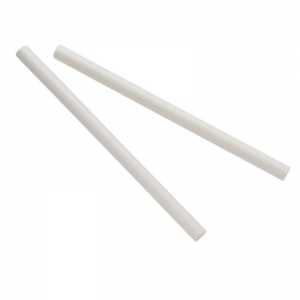 Paberist valge joogikõrs - Ø 8 x 150 mm - 500 tk komplekt