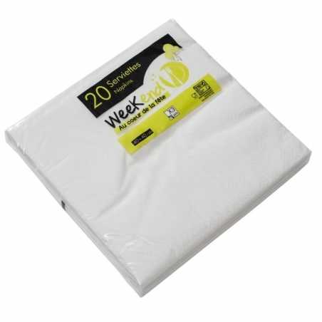 Nädalavahetuse salvrätikud 3 kihti - 40 x 40 cm - 20 tk komplekt