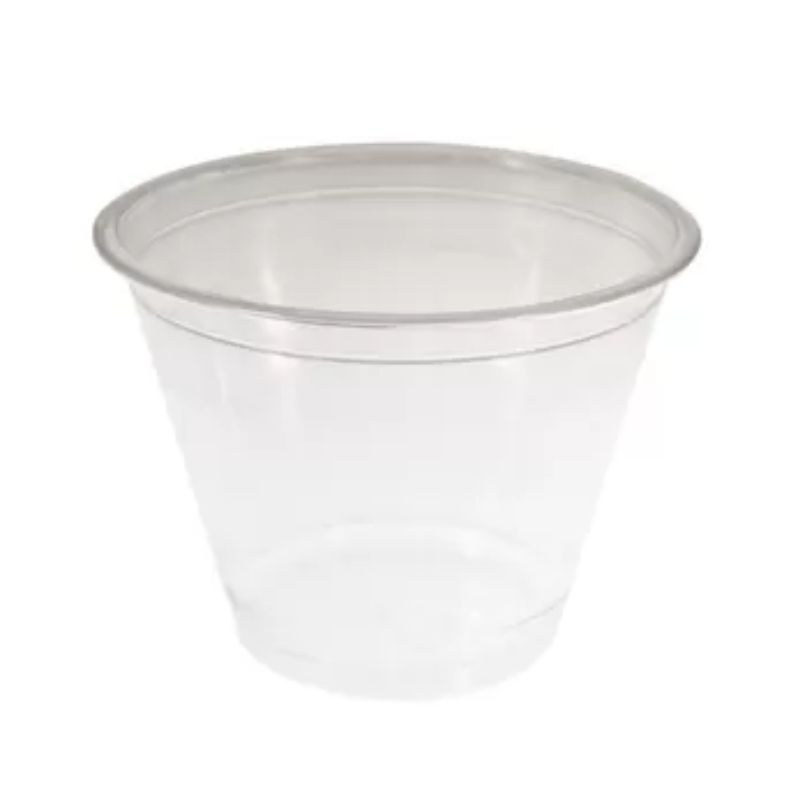 Plastikust läbipaistev pott - 270 ml - 50 tk komplekt Plastikust läbipaistev pott - 270 ml - 50 tk komplekt