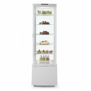 Külmkapp koogivitrin valge - 280 L