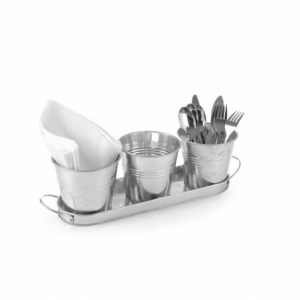 3 ämbrit koos alusega - Bränd HENDI - Fourniresto