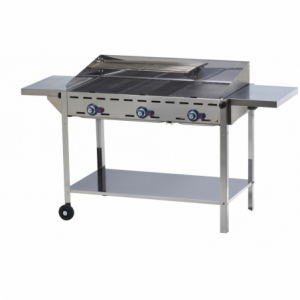 Professionaalne gaasigrill Green Fire - 3 põletit - HENDI