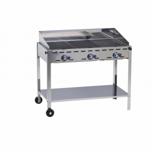 Professionaalne gaasigrill Green Fire - 3 põletit - HENDI