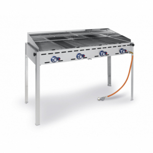 Professionaalne gaasigrill ratastel - bränd HENDI