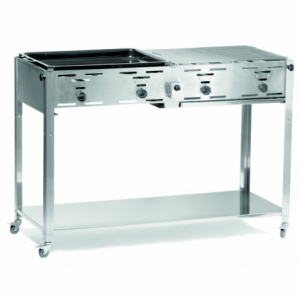 Gaasigrill suure mahutavusega Grill-Master Quattro - Bränd HENDI