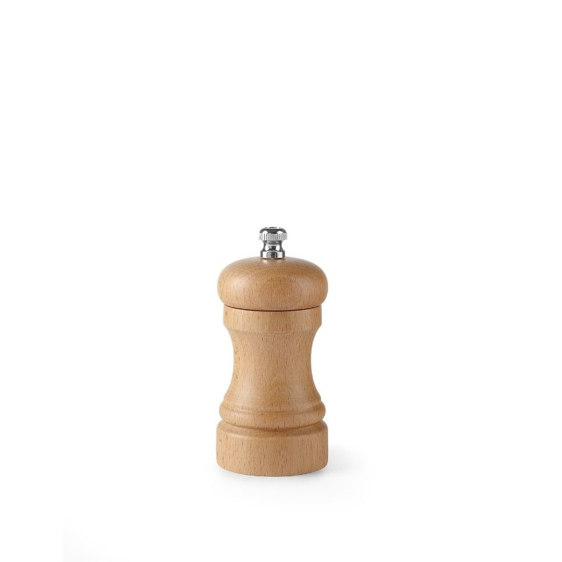 Beech Wood Pepper Mill - H 100 mm Beech Wood Pepper Mill - H 100 mm