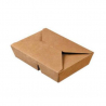 Kaheosaline pappkarbis lõunasöögikarp - 2 x 400 ml - 50 tk komplekt