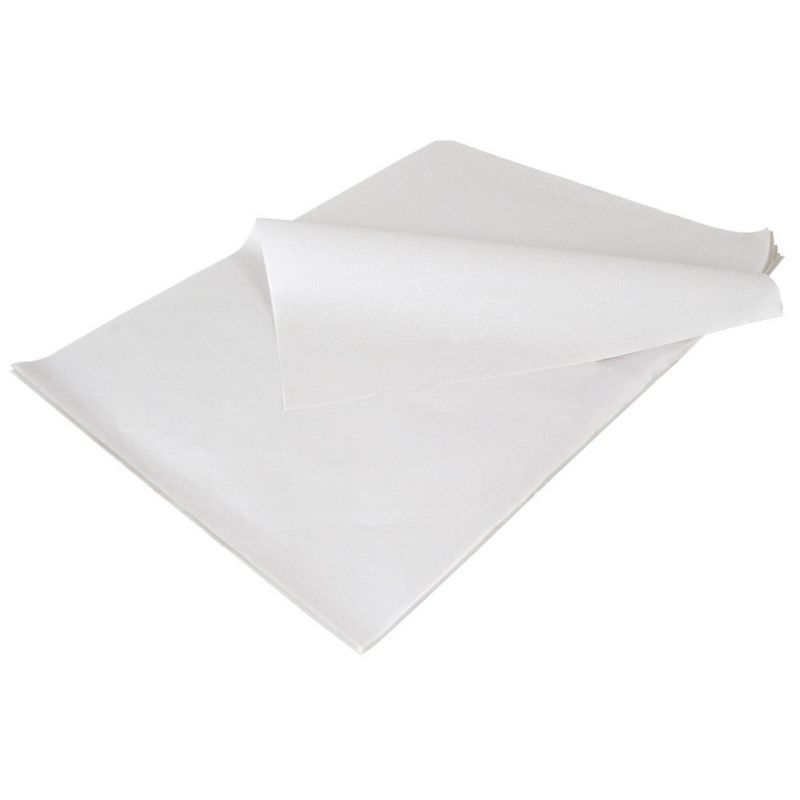 Greaseproof White Kraft Paper - 33 x 33 - 10 Kg Greaseproof White Kraft Paper - 33 x 33 - 10 Kg