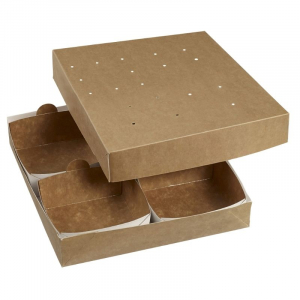 Toitlustuskarp Modulo 260 pappkarbile - 260 x 260 mm - 160 tk komplekt