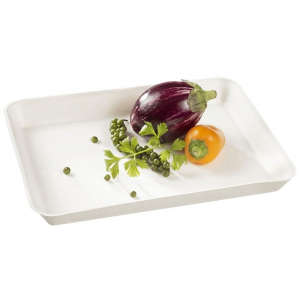 Valge Kanopée taldrik - 200 x 150 mm - 50 tk komplekt