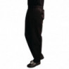 Köögipüksid Easyfit Must Tefloniga - Suurus XL - Whites Chefs Clothing - Fourniresto