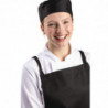 Must polüester-puuvillast kokamüts - suurus L 61 cm - Whites Chefs Clothing - Fourniresto