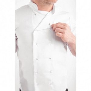 Kokandusvest valge lühikeste varrukatega Vegas - suurus XL - Whites Chefs Clothing - Fourniresto