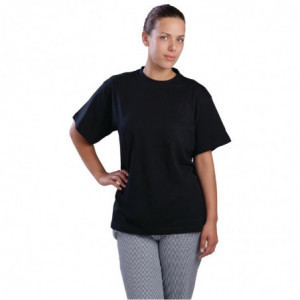 T-särk Unisex Must - Suurus XL - FourniResto - Fourniresto