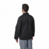 Must Köögisegune Must Pikkade Varrukatega Veste - Suurus L - Whites Chefs Clothing - Fourniresto
