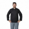 Must Köögisegune Must Pikkade Varrukatega Veste - Suurus XL - Whites Chefs Clothing - Fourniresto