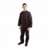 Must Köögisegune Must Pikkade Varrukatega Veste - Suurus XL - Whites Chefs Clothing - Fourniresto