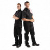 Must Köögisegu Must Lühikeste Varrukatega Vest Vegas - Suurus M - Whites Chefs Clothing - Fourniresto